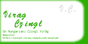 virag czingl business card