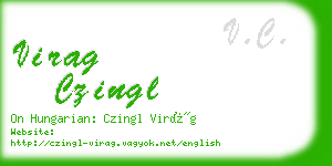 virag czingl business card